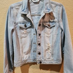 Distressed Jean Jacket